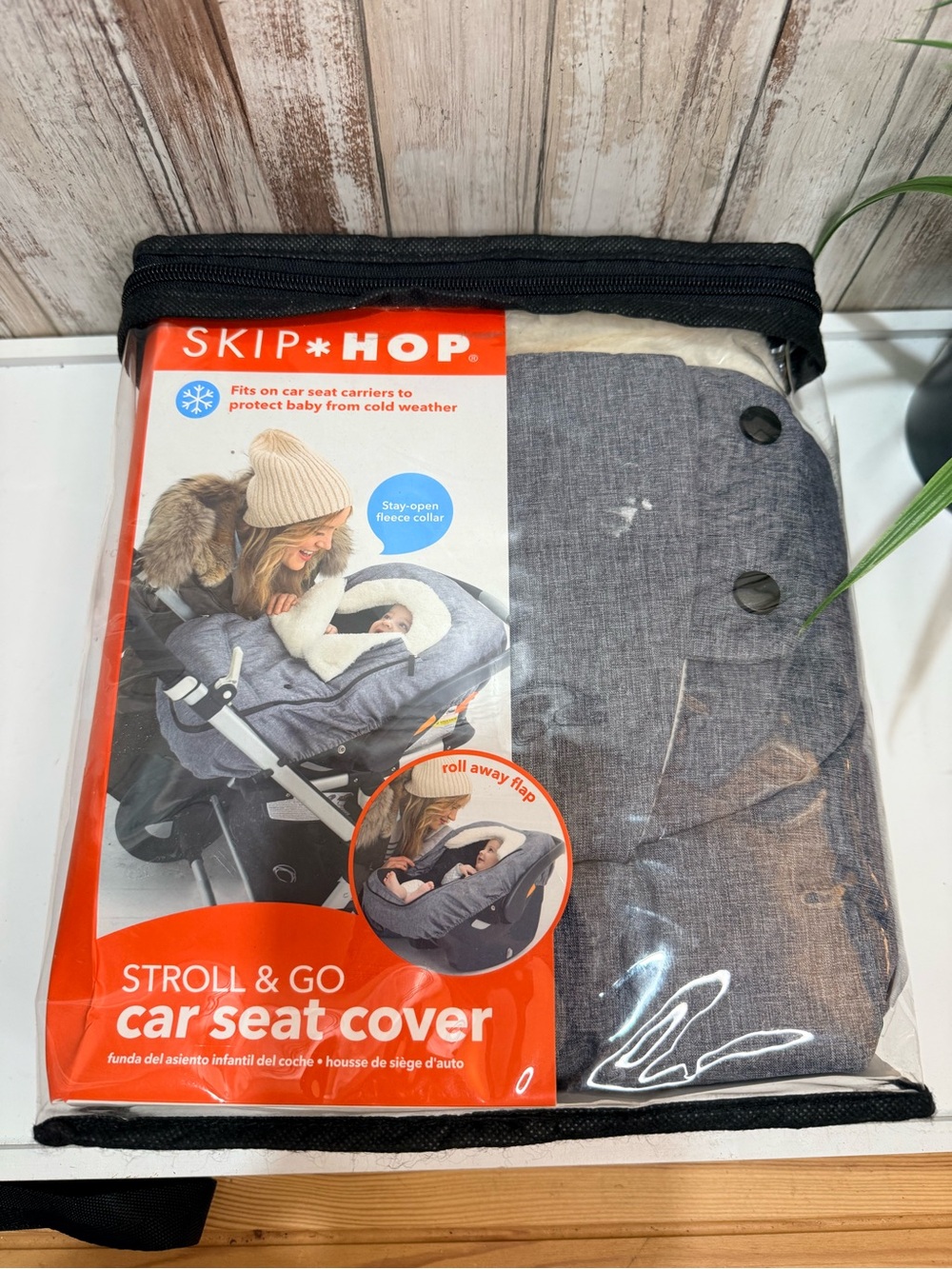 Skip Hop Stroll & Go Car Seat Cover - Heather Gray